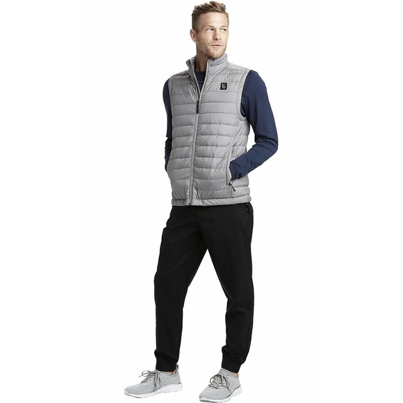 Lole Men's Irving Down Vest X-Large XL Meteor Gray MSRP $179 Packable - Picture 4 of 5